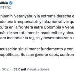 Gonzalo Guillén denuncia narrativa “falaz” sobre presencia de Hezbolá en frontera colombo-venezolana