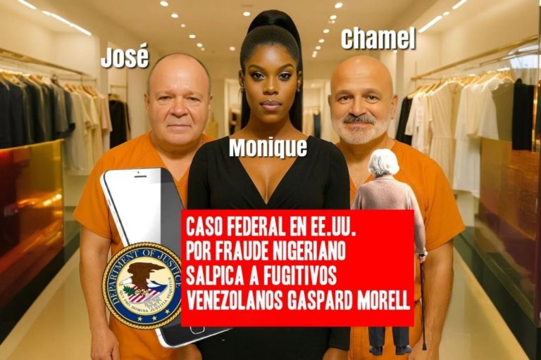 Venezolanos José y Chamel Gaspard Morell salpicados por caso federal de fraude nigeriano en EE.UU.