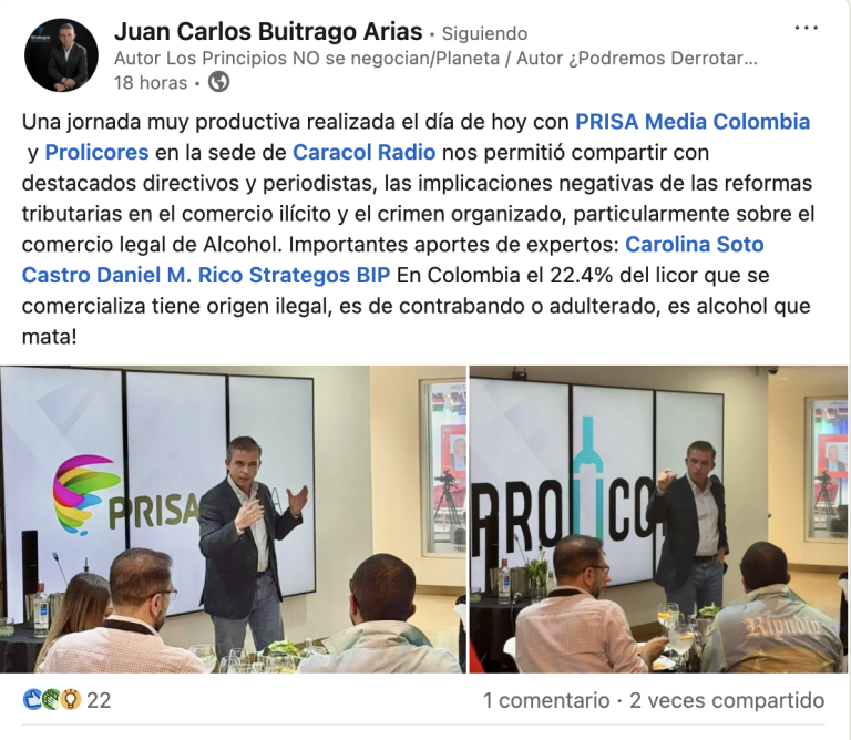 Lucha contra el comercio ilícito de alcohol: Expertos alertan sobre grave problemática en Colombia