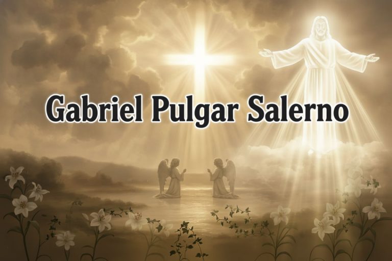 Sus seres queridos lamentan fallecimiento de Gabriel Pulgar Salerno, honran su memoria y se unen en oración por su paz eterna