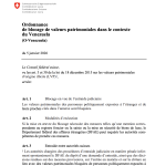 El Consejo Federal Suizo ordena el bloqueo de bienes a Nicolás Maduro y 36 altos funcionarios y allegados del régimen venezolano